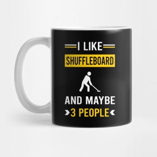 3 People Shuffleboard Mug